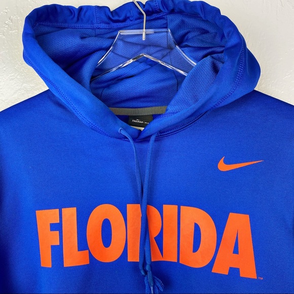 Florida Gators Nike Dri Fit Hoodie Blue Orange MED - Picture 9 of 15